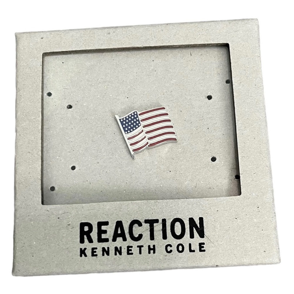 Set/2 Kenneth Cole USFlag Lapel Pin